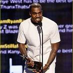 kanye west during bet awards 2012